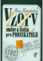 kniha Vzory smluv a listin pro podnikatele, Prospektrum 2001