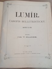 kniha Lumír Časopis beletristický - ročník VII. 1879, Nákladem vlastním  1879