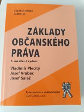 kniha Základy občanského práva , Aleš Čeněk s.r.o. 2007