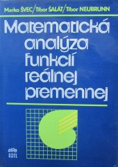 kniha Matematická analýza funkcií reálnej premennej, Alfa 1987