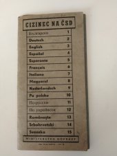 kniha Cizinec na ČSD, Československé státní dráhy 1946