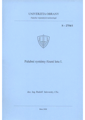 kniha Palubní systémy řízení letu, Univerzita obrany 2008