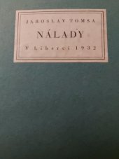 kniha Nálady, Jaroslav Tomsa 1932