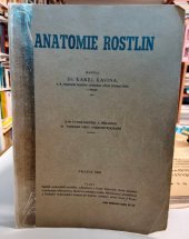 kniha Anatomie rostlin, Spolek posluchačů zeměděl. inženýrství 1937