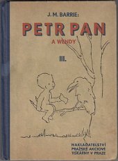 kniha Petr Pan a Wendy 3., Pražská akciová tiskárna 1927