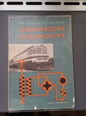 kniha Jednofázové lokomotivy, Nakladatelství dopravy a spojů 1966