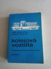 kniha Kolejová vozidla učební text pro SOU, Nadas 1987