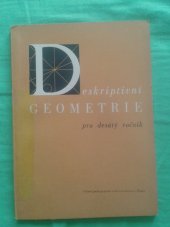 kniha Deskriptivní geometrie pro desátý ročník Pokusná učebnice, SPN 1961