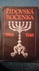 kniha Židovská ročenka 5748 1987/1988, Rada židovských a náboženských obcí ČR  1987