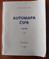 kniha Vojenská automapa ČSFR 1:400000, Vojenský zeměpisný ústav 1991