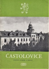 kniha Častolovice St. zámek, město a okolí, Sportovní a turistické nakladatelství 1954