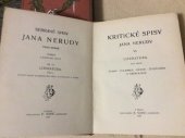 kniha Kritické spisy. [Díl] 6, - Literatura., F. Topič 1910