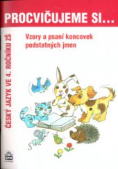 kniha Vzory a psaní koncovek podstatných jmen český jazyk ve 4. ročníku ZŠ, SPN 2005