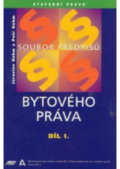 kniha Soubor předpisů bytového práva platných k 1. lednu 2002, ABF 2002