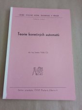 kniha Teorie konečných automatů určeno pro stud. fak. strojní, ČVUT 1990