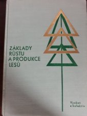 kniha Základy růstu a produkce lesů Učebnice pro vys. školy, SZN 1971