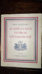 kniha O uměleckém tvoření výtvarníkově, Veraikon 1920