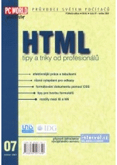 kniha HTML - tipy a triky od profesionálů, Unis 2001
