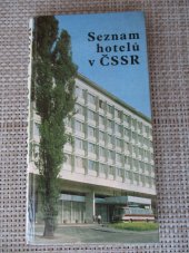 kniha Seznam hotelů v ČSSR, Merkur 1979