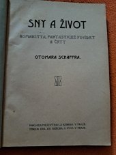 kniha Sny a život romanetta, fantastické povídky a črty, Körber 1911