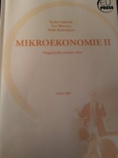 kniha Mikroekonomie II magisterský studijní obor, Vysoká škola finanční a správní 2007