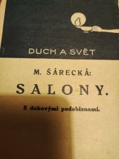 kniha Salony s dobovými podobiznami, F. Topič 1920