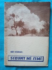 kniha Struny mé země, Jiří Strnad 1937