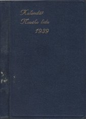 kniha Kapesní kalendář Nového lidu zápisník a všeobecný rádce na rok ..., Nový lid 