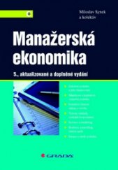 kniha Manažerská ekonomika, Grada 2011