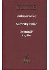 kniha Autorský zákon komentář, C. H. Beck 2012