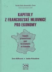 kniha Kapitoly z francouzské mluvnice pro ekonomy = Rappels grammaticaux pour les étudians en économie, Oeconomica 2010