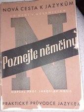 kniha Poznejte němčinu! praktický průvodce jazykem, Orbis 1942