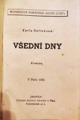 kniha Všední dny, Dělnické družstvo tiskařské 1936