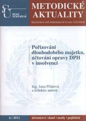 kniha Pořizování dlouhodobého majetku, účtování DPH v insolvenci, Svaz účetních 2011