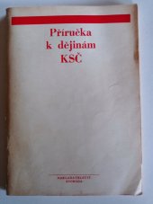 kniha Příručka k dějinám KSČ populární výklad pro lektory a propagandisty dějin KSČ, Svoboda 1975