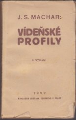 kniha Vídeňské profily, Nákladem Gustava Dubského 1922