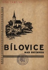 kniha Bílovice nad Svitavou, Národohospodářská propagace 1931