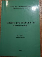 kniha Ruština pro ekonomy II odborné texty, Vysoká škola ekonomická 1996