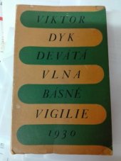 kniha Devátá vlna básně, [Dr. Štěpán Jež] 1930