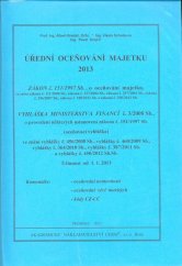 kniha Úřední oceňování majetku 2013, Akademické nakladatelství CERM 2012