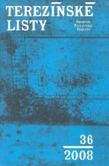 kniha Terezínské listy sborník Památníku Terezín., Oswald 2008