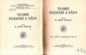 kniha Teorie poznání a vědy, Dědictví Komenského 1920