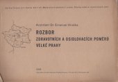 kniha Rozbor zdravotních a osidlovacích poměrů Velké Prahy pokus o soustavné studium a grafické znázornění zjištěných dat za období od roku 1921 do roku 1930-1933, Ústav pro stavbu měst při Masarykově akademii práce 1935