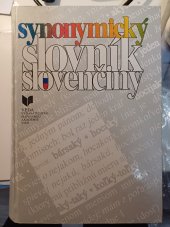 kniha Synonymický slovník slovenčiny, Slovenska akademia vied  1995