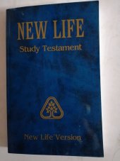 kniha New Life Study testament, Christian Literature 1986