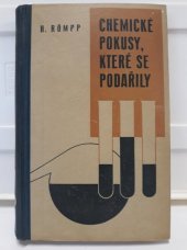 kniha Chemické pokusy, které se podaří, Toužimský & Moravec 1941