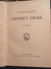 kniha Ohnivý drak Rom., Jos. R. Vilímek 1923