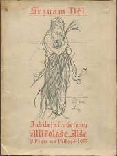 kniha Seznam děl jubilejní výstavy Mikoláše Alše v Praze na Příkopě Díl 2 Leden-únor 1933., Myslbek, Sdružení výtvarných umělců a přátel československého umění 1933