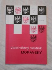 kniha Vlastivědný věstník moravský rok 2002 číslo 2 ročník LIV, Muzejní a vlastivědná společnost v Brně 2002