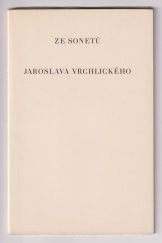 kniha Ze sonetů Jaroslava Vrchlického, Vilém Šmidt 1939